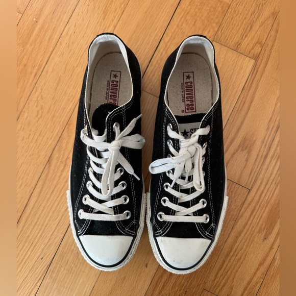 Black all star converse Japan shoes - Picture 6 of 9